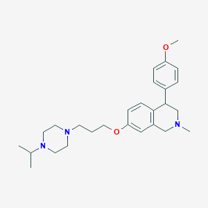 7-(3-(4-Isopropylpiperazin-1-yl)propoxy)-4-(4-methoxyphenyl)-2-methyl-1,2,3,4-tetrahydroisoquinoline