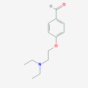 molecular formula C13H19NO2 B107946 4-(2-(二乙氨基)-乙氧基)-苯甲醛 CAS No. 15182-94-2