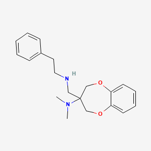 N,N-dimethyl-3-((phenethylamino)methyl)-3,4-dihydro-2H-benzo[b][1,4]dioxepin-3-amine