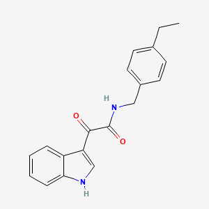 N-(4-ethylbenzyl)-2-(1H-indol-3-yl)-2-oxoacetamide