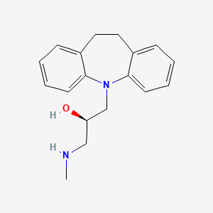 (2R)-1-(5,6-dihydrobenzo[b][1]benzazepin-11-yl)-3-(methylamino)propan-2-ol