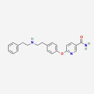 6-(4-(2-(Phenethylamino)ethyl)phenoxy)nicotinamide