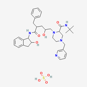 molecular formula C36H49N5O8S B10794768 MK-639 sulfate 