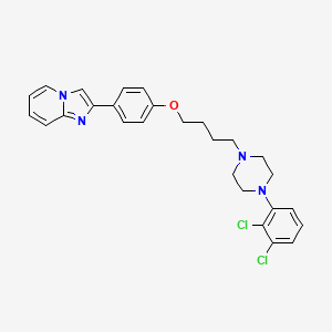 (4-[3-[4-(2,3-Dichlorophenyl)piperazin-1-yl]butoxy]phenyl)imidazo[1,2-a]pyridine