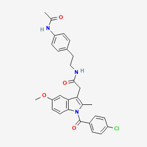 molecular formula C29H28ClN3O4 B10795025 N-(4-Acetamidophenyl)indomethacinamide 