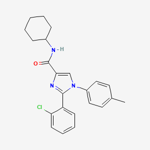 2-(2-chlorophenyl)-N-cyclohexyl-1-p-tolyl-1H-imidazole-4-carboxamide