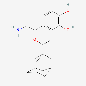 3-(1-adamantyl)-1-(aminomethyl)-3,4-dihydro-1H-isochromene-5,6-diol