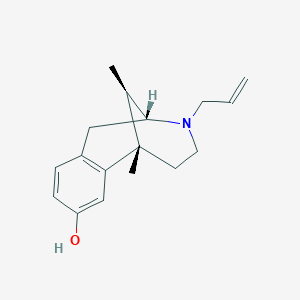 (1S,9R,13R)-1,13-dimethyl-10-prop-2-enyl-10-azatricyclo[7.3.1.02,7]trideca-2(7),3,5-trien-4-ol