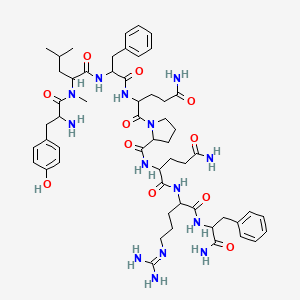 molecular formula C55H78N14O11 B10795170 1DMe-Y8Fa 