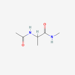 molecular formula C6H12N2O2 B10795175 N-Acetyl-dl-alanine methylamide CAS No. 34276-27-2