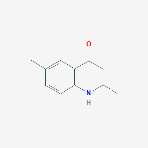 molecular formula C11H11NO B107952 2,6-二甲基喹啉-4-醇 CAS No. 15644-82-3