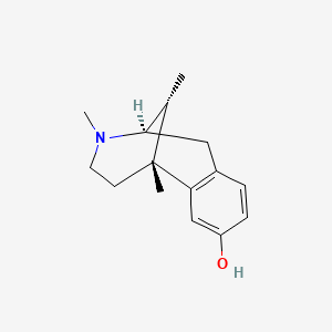 molecular formula C15H21NO B10795251 (-)-Metazocine CAS No. 21286-60-2