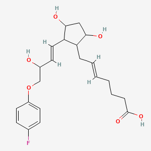 (E)-7-[2-[(E)-4-(4-fluorophenoxy)-3-hydroxybut-1-enyl]-3,5-dihydroxycyclopentyl]hept-5-enoic acid