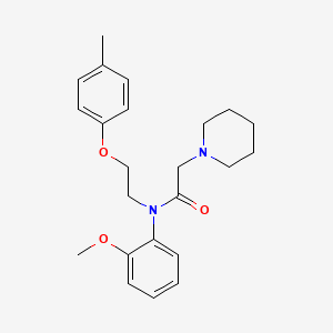 molecular formula C23H30N2O3 B10795280 Galantide (M15) 