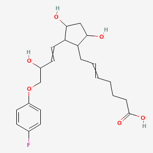 7-[2-[4-(4-Fluorophenoxy)-3-hydroxybut-1-enyl]-3,5-dihydroxycyclopentyl]hept-5-enoic acid