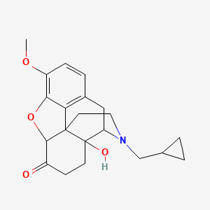 molecular formula C21H25NO4 B10795313 Methoxynaltrexone,3 