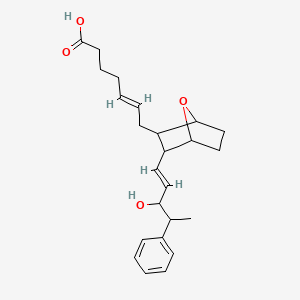 (E)-7-[3-[(E)-3-hydroxy-4-phenylpent-1-enyl]-7-oxabicyclo[2.2.1]heptan-2-yl]hept-5-enoic acid