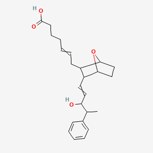 7-[3-(3-Hydroxy-4-phenylpent-1-enyl)-7-oxabicyclo[2.2.1]heptan-2-yl]hept-5-enoic acid