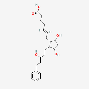 molecular formula C23H34O5 B10795381 Latanoprostacid 