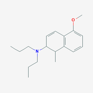 molecular formula C18H27NO B10795410 5-methoxy-1-methyl-N,N-dipropyl-1,2-dihydronaphthalen-2-amine 