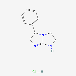 molecular formula C11H14ClN3 B10795445 Imafen hydrochloride CAS No. 53361-24-3