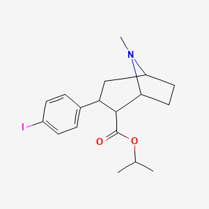 3-(4-Iodo-phenyl)-8-methyl-8-aza-bicyclo[3.2.1]octane-2-carboxylic acid isopropyl ester