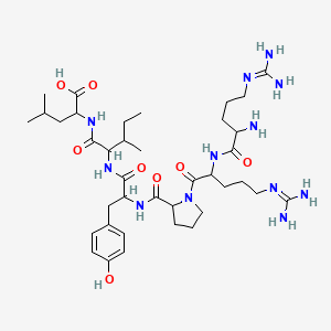 molecular formula C38H64N12O8 B10795529 Arg-arg-pro-tyr-ile-leu 