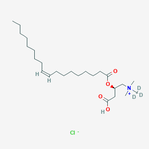 molecular formula C25H48ClNO4 B10795550 Oleoyl-L-carnitine-d3 (chloride) 