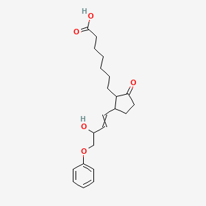 7-[2-(3-Hydroxy-4-phenoxybut-1-enyl)-5-oxocyclopentyl]heptanoic acid