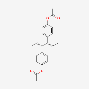 3,4-Bis(4-acetoxyphenyl)-2,4-hexadiene