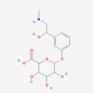 molecular formula C15H21NO8 B10795610 Phenylephrine Glucuronide 