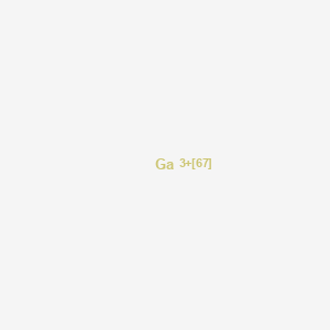 molecular formula Ga+3 B10795622 Gallium Cation GA-67 CAS No. 25384-10-5