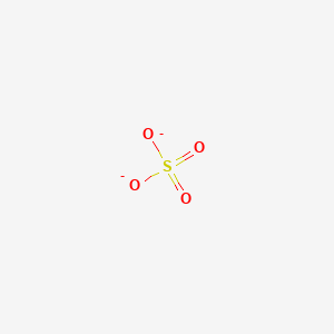 molecular formula O4S-2 B10795651 Sulfate Ion CAS No. 18785-72-3