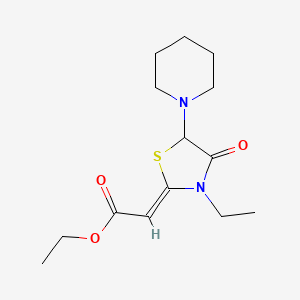 molecular formula C14H22N2O3S B10795672 Piprozoline CAS No. 95406-06-7