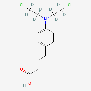 molecular formula C14H19Cl2NO2 B10795711 Chlorambucil-d8 