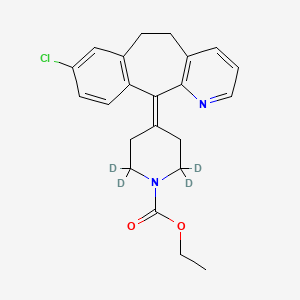 molecular formula C22H23ClN2O2 B10795718 Loratadine-d4 