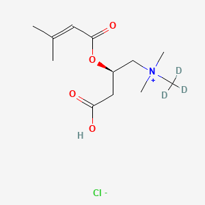 3-Methylcrotonyl-L-carnitine-d3 (chloride)