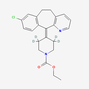 Ethyl 4-(13-chloro-4-azatricyclo[9.4.0.03,8]pentadeca-1(11),3(8),4,6,12,14-hexaen-2-ylidene)-3,3,5,5-tetradeuteriopiperidine-1-carboxylate