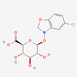 molecular formula C13H14ClNO8 B10795790 Chlorzoxazone N-Glucuronide 