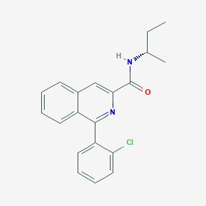 N-[(2S)-butan-2-yl]-1-(2-chlorophenyl)isoquinoline-3-carboxamide