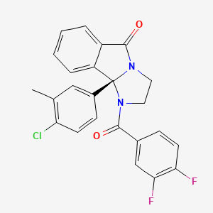 (9bS)-9b-(4-chloro-3-methylphenyl)-1-(3,4-difluorobenzoyl)-2,3-dihydroimidazo[2,1-a]isoindol-5-one