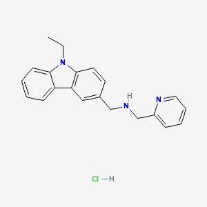 molecular formula C21H22ClN3 B10795837 CMP-5 hydrochloride 