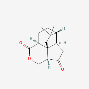 (1R,2R,5S,9S,12R)-13,13-Dimethyl-7-oxatetracyclo[7.5.0.01,5.02,12]tetradecane-4,8-dione