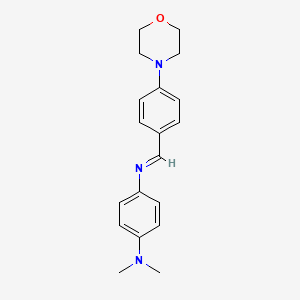 N1,N1-Dimethyl-N4-(4-morpholinobenzylidene)-1,4-benzenediamine