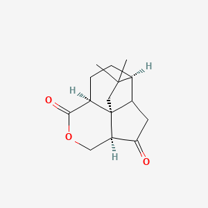 (1S,5R,9S,12S)-13,13-dimethyl-7-oxatetracyclo[7.5.0.01,5.02,12]tetradecane-4,8-dione