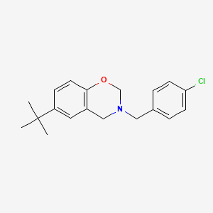 6-tert-butyl-3-(4-chlorobenzyl)-3,4-dihydro-2H-1,3-benzoxazine