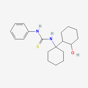 N-phenyl-N'-[1-(2-hydroxycyclohexyl)cyclohexyl]thiourea