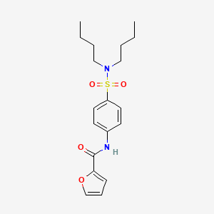 N-[4-(dibutylsulfamoyl)phenyl]furan-2-carboxamide