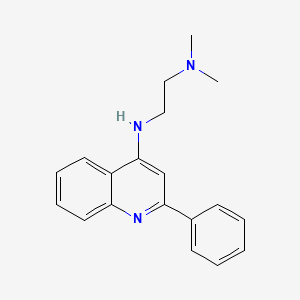 1,2-Ethanediamine, N,N-dimethyl-N'-(2-phenyl-4-quinolinyl)-