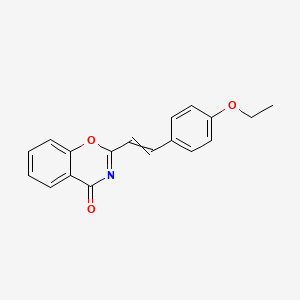 2-[2-(4-Ethoxyphenyl)ethenyl]-1,3-benzoxazin-4-one